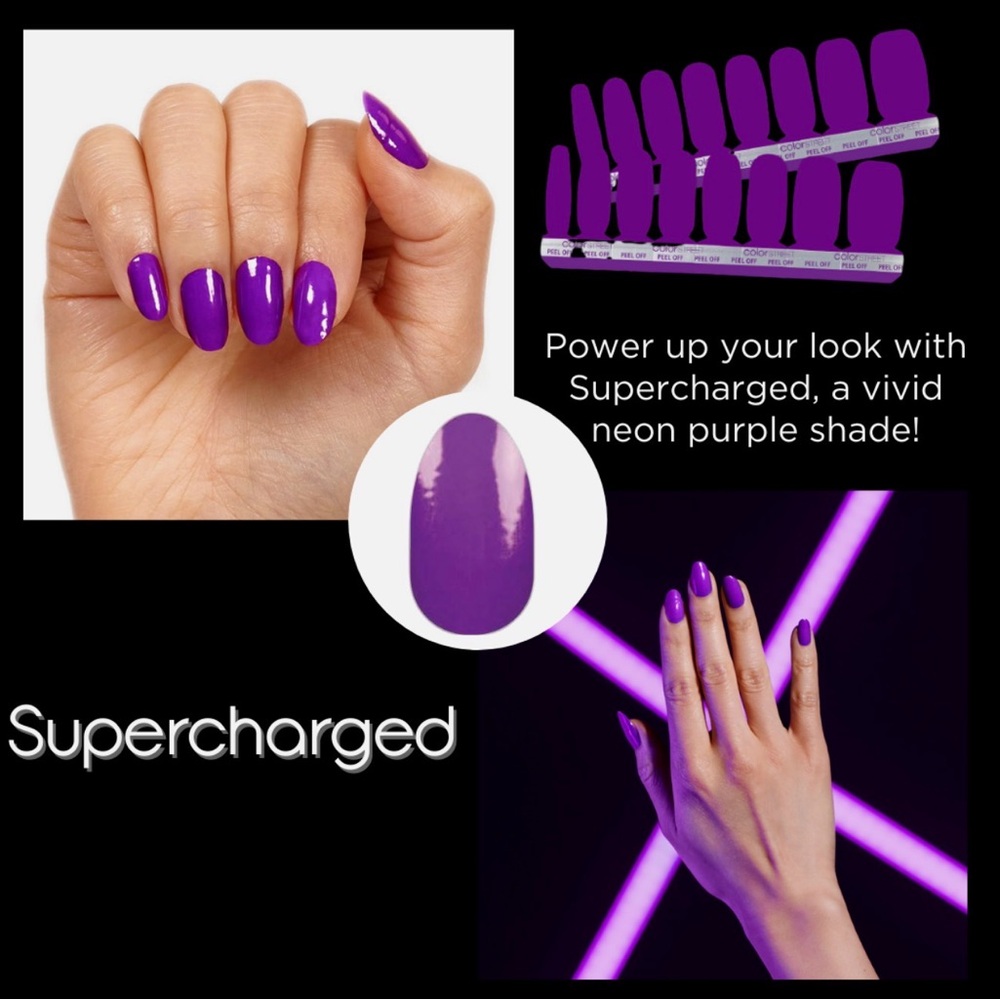 Color Street Nail Polish Strips: Supercharged
